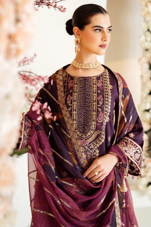 LUXE by ALIZEH — LUXURY RAW SILK - AF-RS-05-SCARLET - Image 3