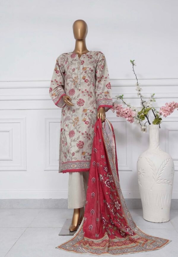 Sadabahar Stitched 3 Piece Printed Lawn Summer Collection 2025- D15