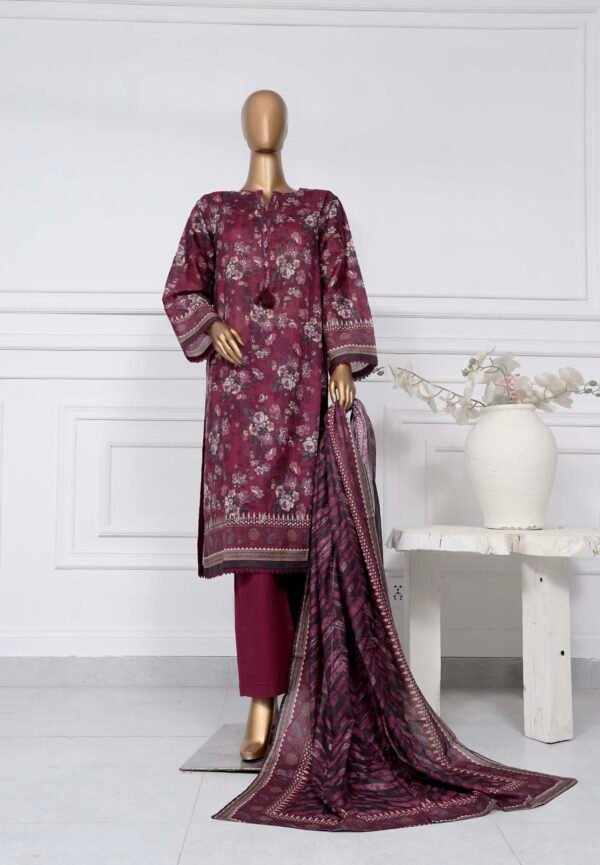 Sadabahar Stitched 3 Piece Printed Lawn Summer Collection 2025- D8