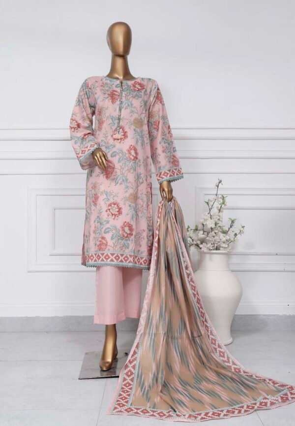 Sadabahar Stitched 3 Piece Printed Lawn Summer Collection 2025- D1