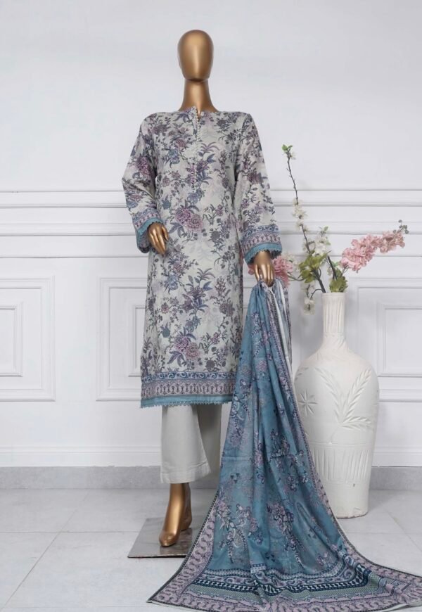 Sadabahar Stitched 3 Piece Printed Lawn Summer Collection 2025- D14