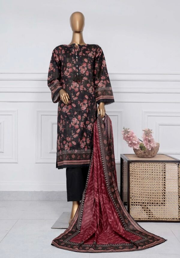 Sadabahar Stitched 3 Piece Printed Lawn Summer Collection 2025- D6