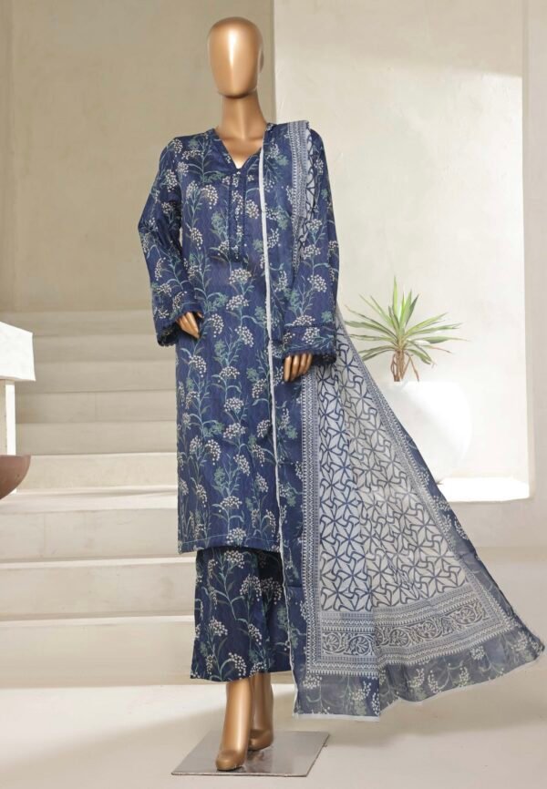 Sadabahar Stitched 3 Piece Printed Lawn Summer Collection 2025- D16