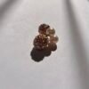 Imported Rose Gold Pearl Cluster Earrings - Image 2