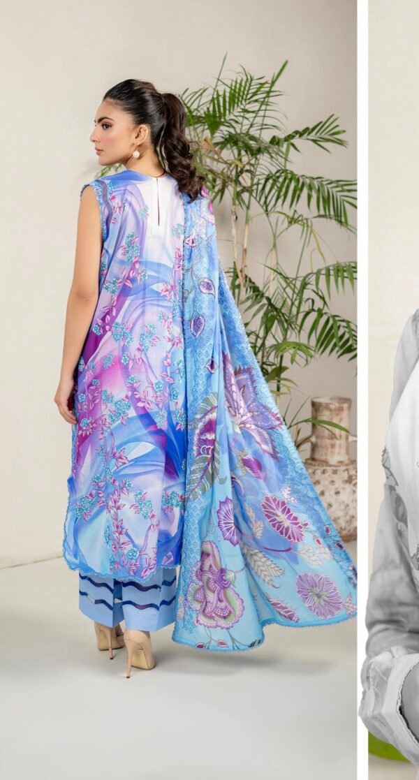 PRETTY PETALS by Gull Jee - Unstitched 3 Piece Collection' 25 Vol. 01 - A01 - Image 2