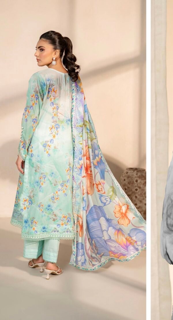 PRETTY PETALS by Gull Jee - Unstitched 3 Piece Collection' 25 Vol. 01 - A07 - Image 2
