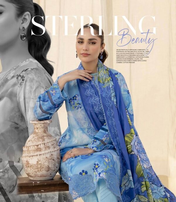 PRETTY PETALS by Gull Jee - Unstitched 3 Piece Collection' 25 Vol. 01 - A11 - Image 3