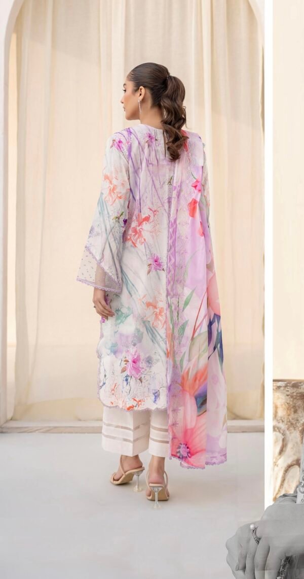 PRETTY PETALS by Gull Jee - Unstitched 3 Piece Collection' 25 Vol. 01 - A10 - Image 2