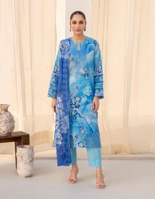 PRETTY PETALS by Gull Jee - Unstitched 3 Piece Collection' 25 Vol. 01 - A11