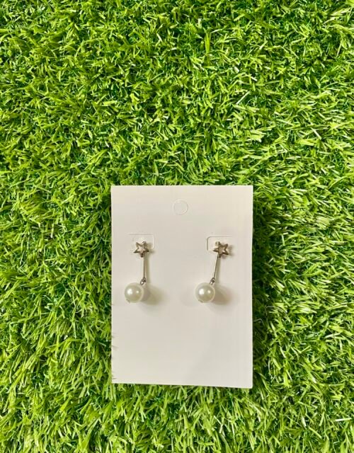 Premium Quality Pearl and Star Earrings - Fashion Jewellery
