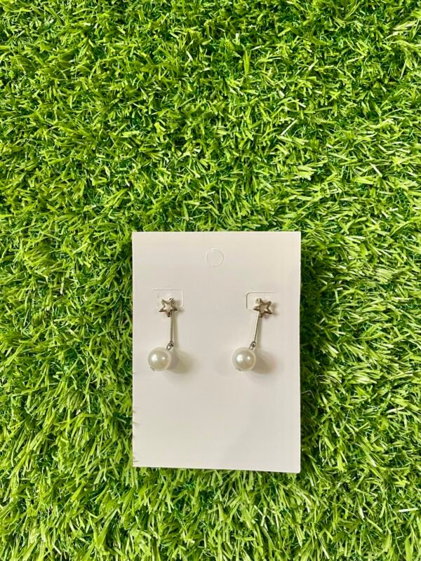 Premium Quality Pearl and Star Earrings - Fashion Jewellery