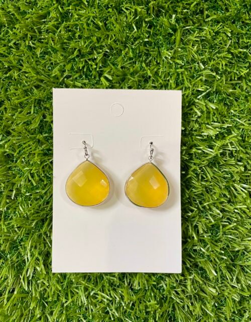 Imported Yellow Chalcedony Earrings: A Unique and Elegant Gift