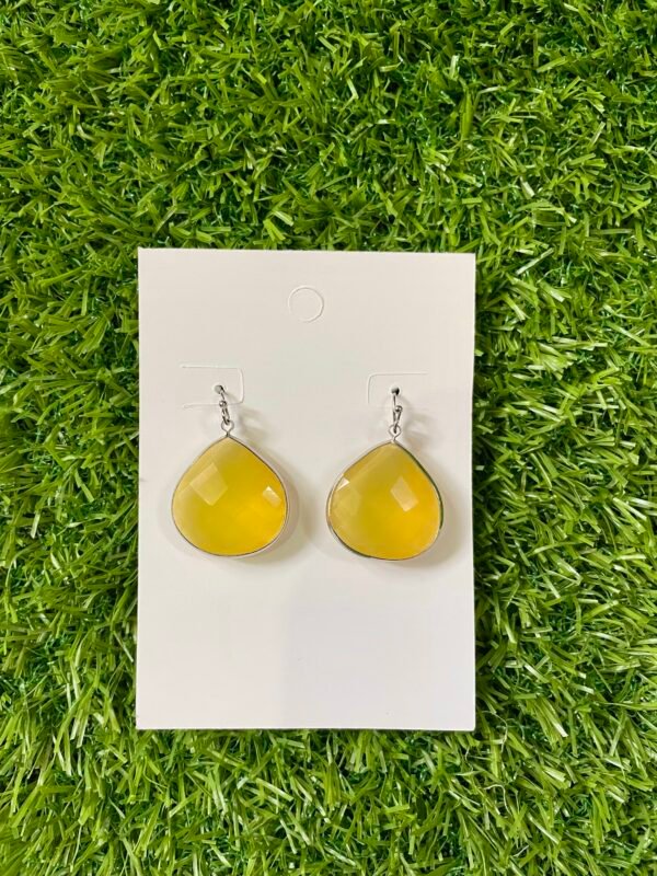 Imported Yellow Chalcedony Earrings: A Unique and Elegant Gift