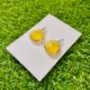 Imported Yellow Chalcedony Earrings: A Unique and Elegant Gift - Image 2