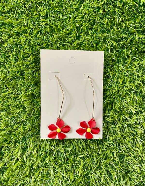Premium Quality Imported Polymer Clay Flower Earrings