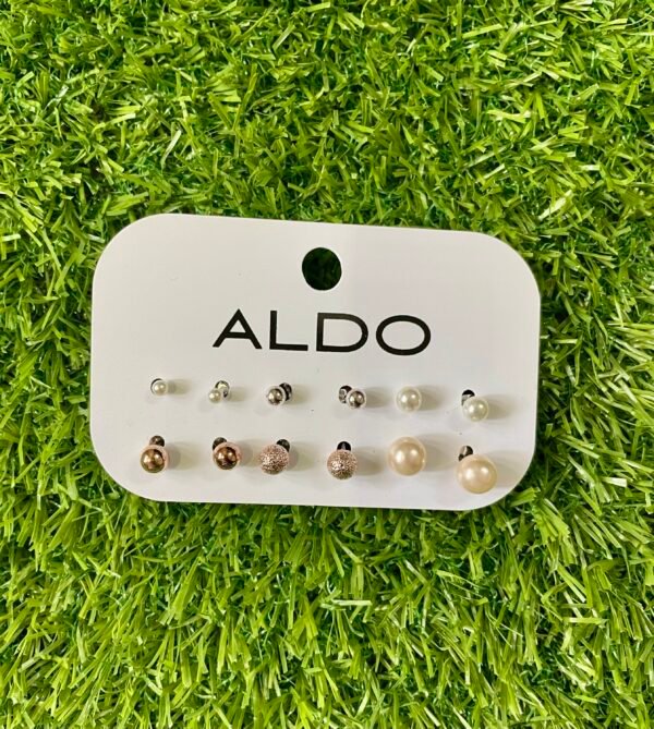 Aldo Stud Earrings Set for Women - Image 3
