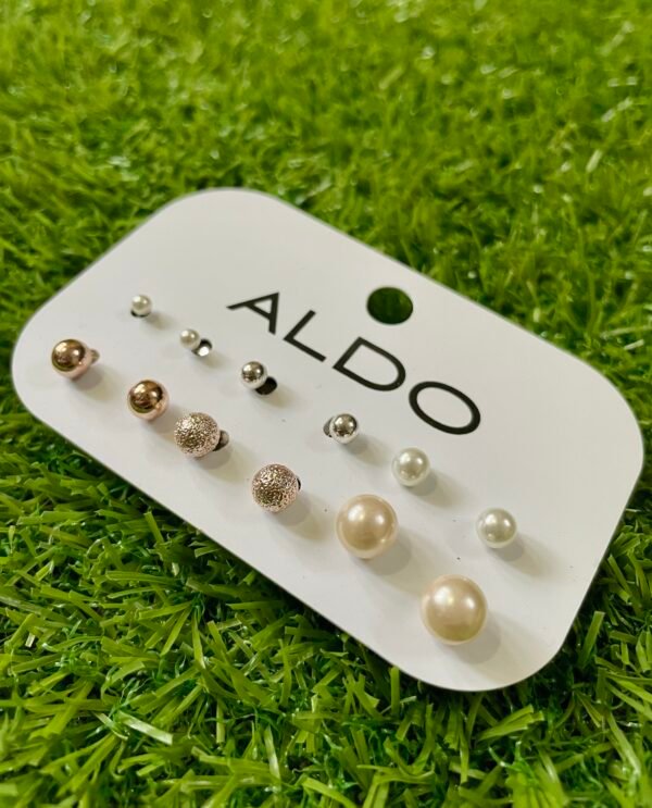 Aldo Stud Earrings Set for Women