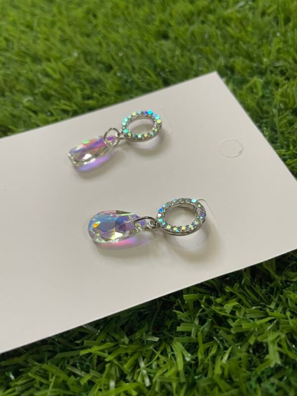 Fashionable Imported Crystal Earrings - Image 2