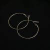 On-Trend Imported Gold Hoop Earrings