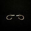 Elegant H&M Gold Hoop Earrings with Minimalistic Design - Image 2