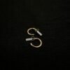 Elegant H&M Gold Hoop Earrings with Minimalistic Design
