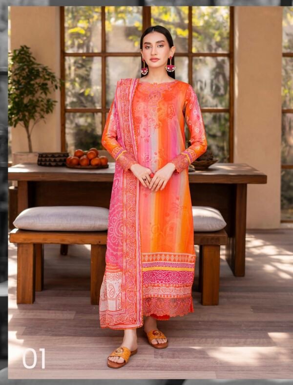 Premium Rang Pasand by Gull Jee - Unstitched 3 Piece Collection VOL-01 / EDIT'25 - D01