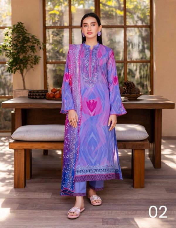 Premium Rang Pasand by Gull Jee - Unstitched 3 Piece Collection VOL-01 / EDIT'25 - D02