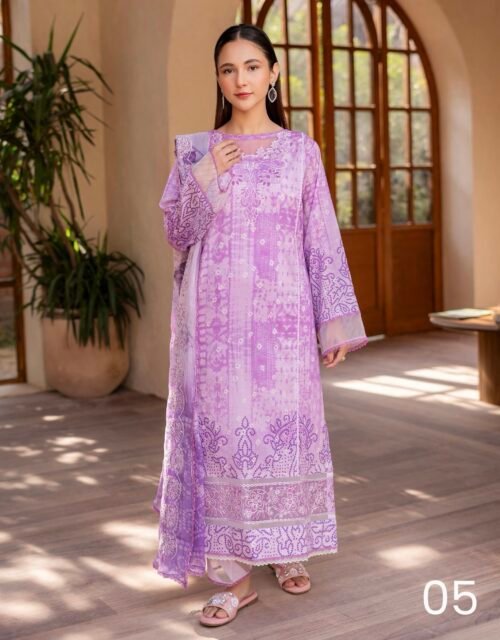 Premium Rang Pasand by Gull Jee - Unstitched 3 Piece Collection VOL-01 / EDIT'25 - D05