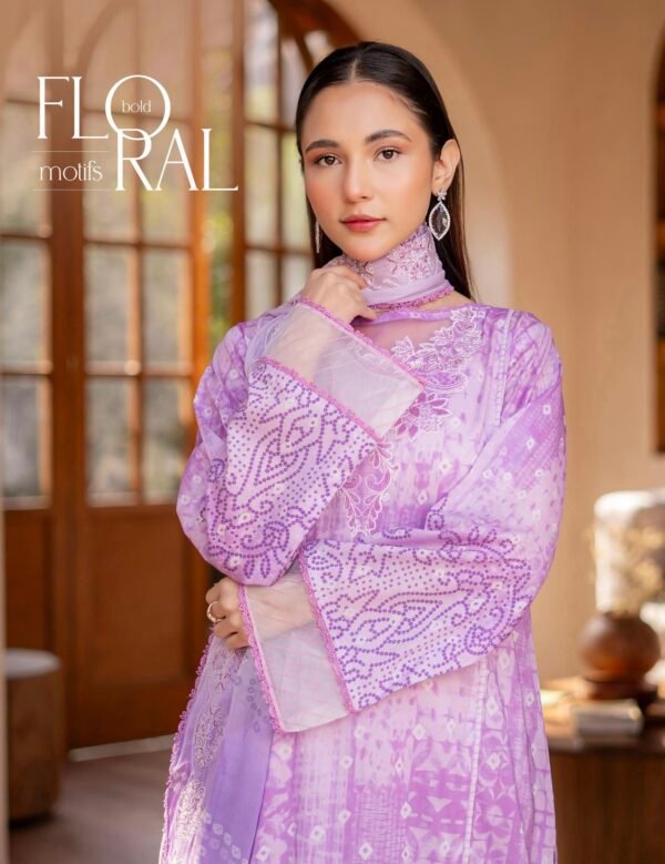 Premium Rang Pasand by Gull Jee - Unstitched 3 Piece Collection VOL-01 / EDIT'25 - D05 - Image 3