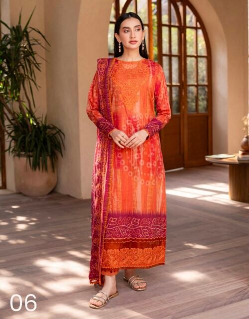 Premium Rang Pasand by Gull Jee - Unstitched 3 Piece Collection VOL-01 / EDIT'25 - D06