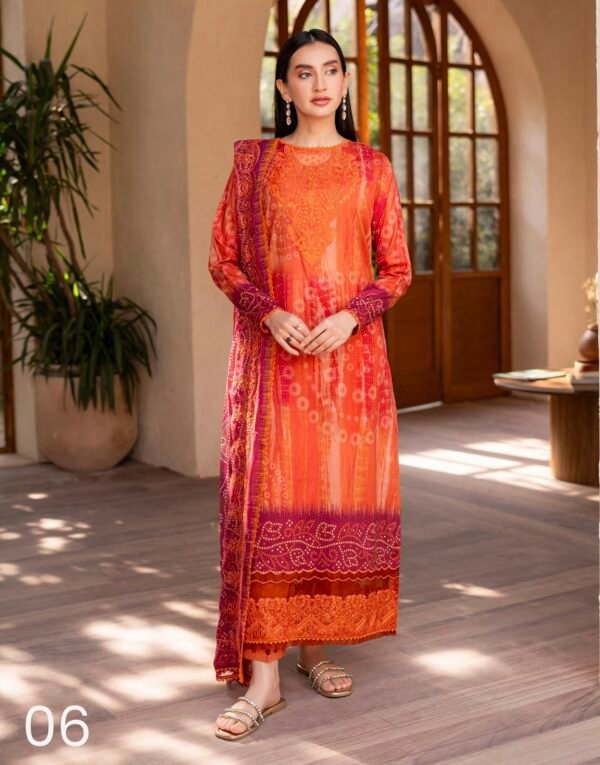 Premium Rang Pasand by Gull Jee - Unstitched 3 Piece Collection VOL-01 / EDIT'25 - D06
