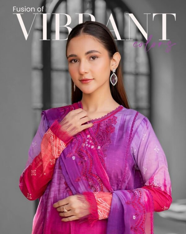 Premium Rang Pasand by Gull Jee - Unstitched 3 Piece Collection VOL-01 / EDIT'25 - D07 - Image 3