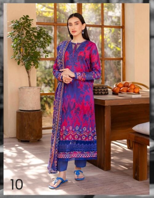 Premium Rang Pasand by Gull Jee - Unstitched 3 Piece Collection VOL-01 / EDIT'25 - D10