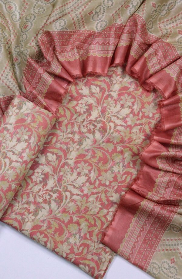 Bin Saeed Unstitched Digital Printed Summer Lawn Collection 2025 - D9