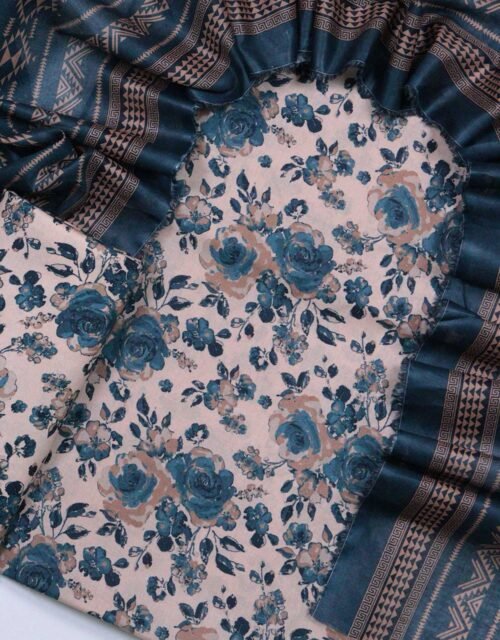 Bin Saeed Unstitched Digital Printed Summer Lawn Collection 2025 - D10