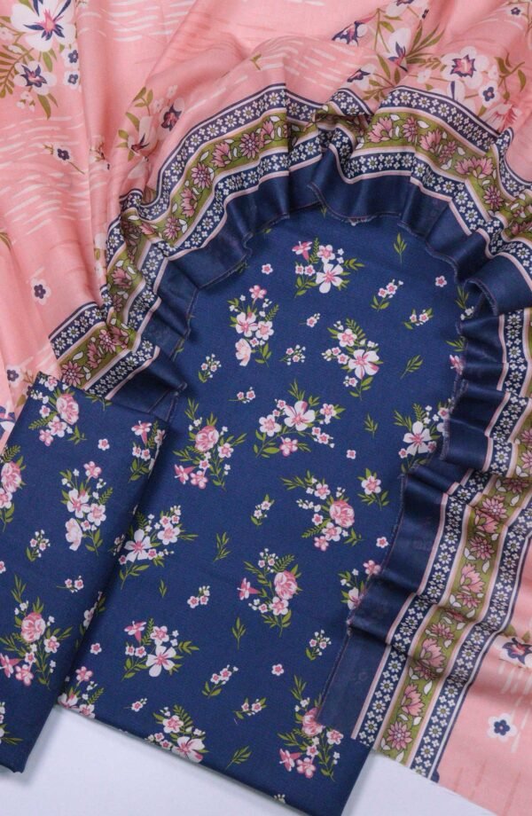Bin Saeed Unstitched Digital Printed Summer Lawn Collection 2025 - D24