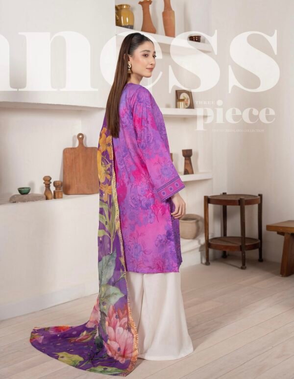 NOORIE by Gull Jee - Unstitched 3 Piece Law Collection'25 Volume 01 - A01 - Image 2