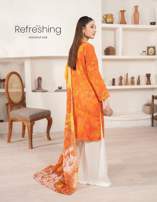 NOORIE by Gull Jee - Unstitched 3 Piece Law Collection'25 Volume 01 - A02 - Image 2