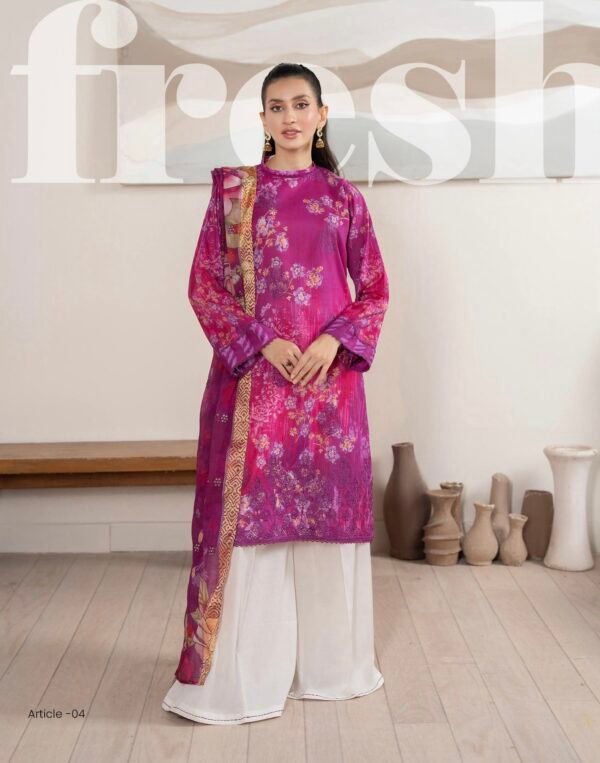 NOORIE by Gull Jee - Unstitched 3 Piece Law Collection'25 Volume 01 - A04