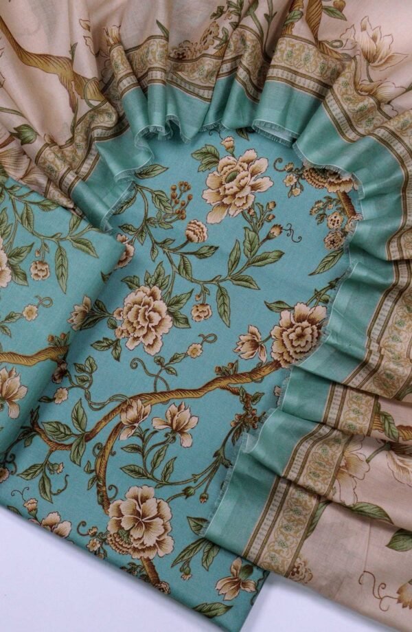 Bin Saeed Unstitched Digital Printed Summer Lawn Collection 2025 - D29
