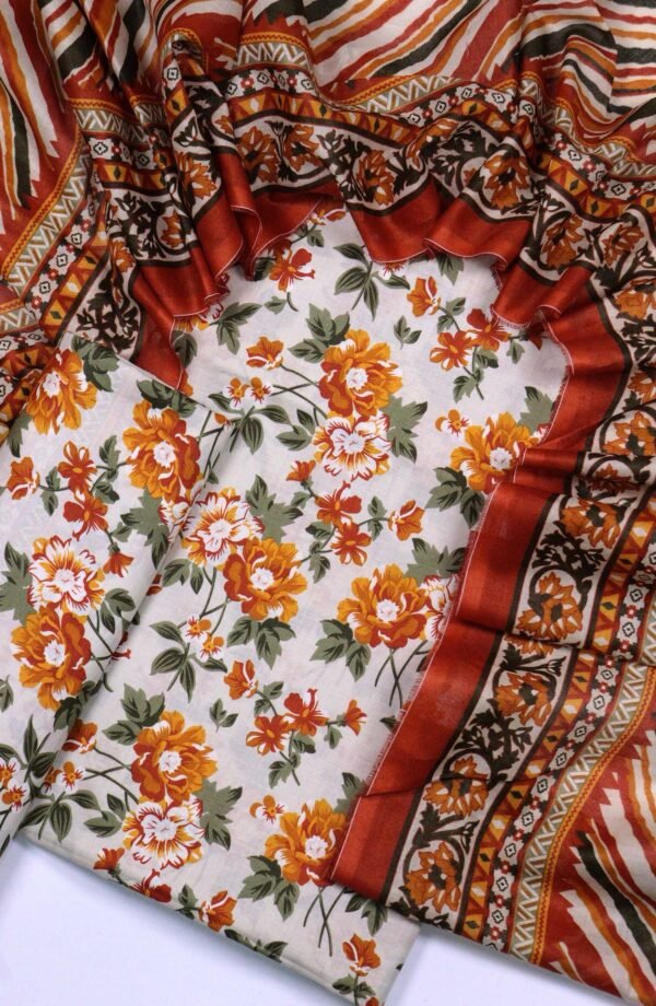 Bin Saeed Unstitched Digital Printed Summer Lawn Collection 2025 - D31
