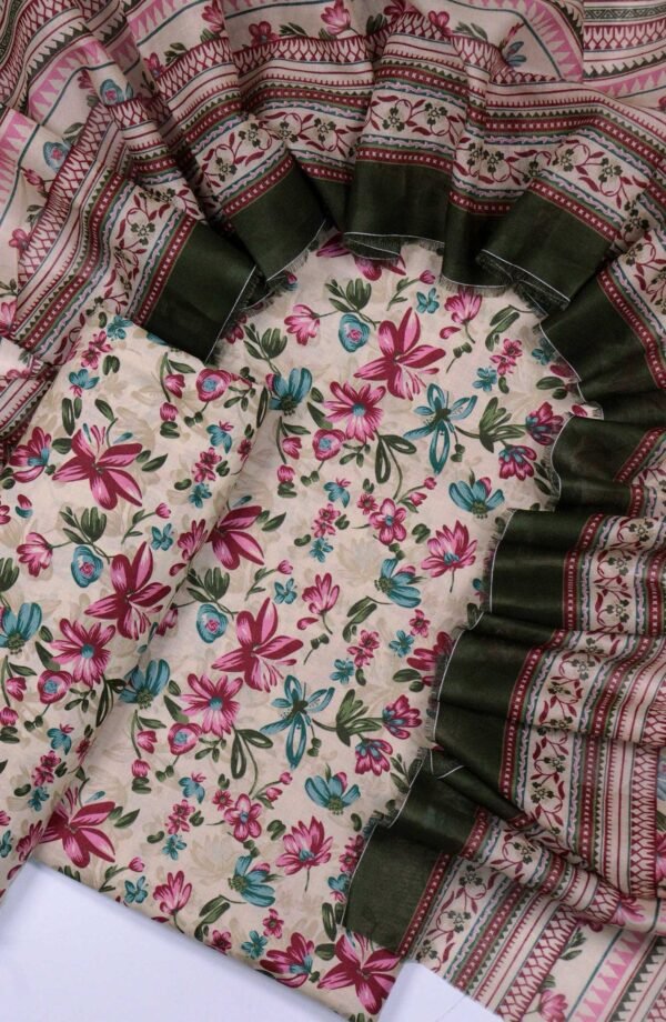 Bin Saeed Unstitched Digital Printed Summer Lawn Collection 2025 - D33