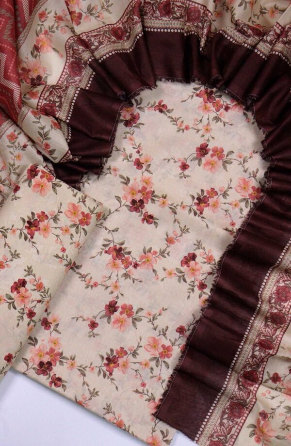 Bin Saeed Unstitched Digital Printed Summer Lawn Collection 2025 - D34