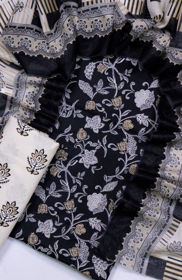 Bin Saeed Unstitched Digital Printed Summer Lawn Collection 2025 - D40