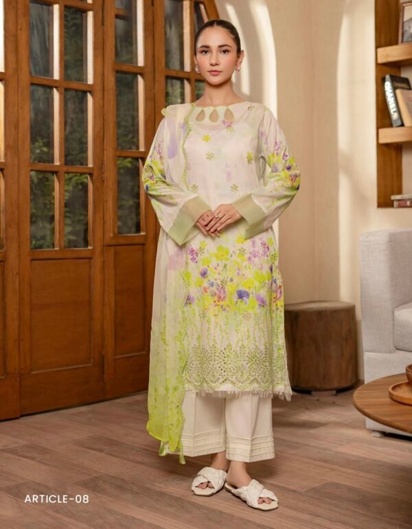 MISHAAL By Gull Jee - UNSTITCHED EMBROIDERED LAWN
COLLECTION'25 VOLUME | 01 - A08