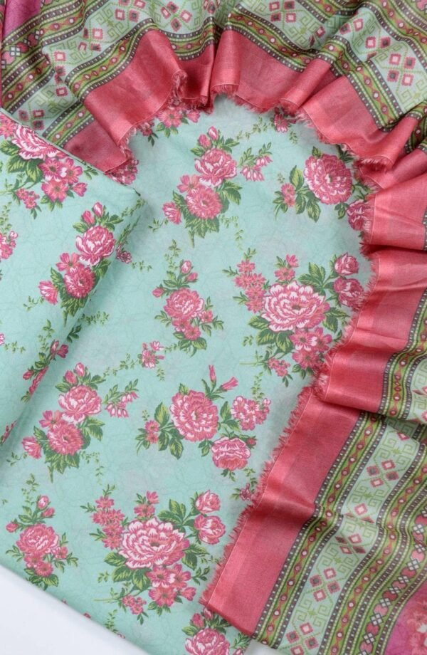 Bin Saeed Unstitched Digital Printed Summer Lawn Collection 2025 - D41
