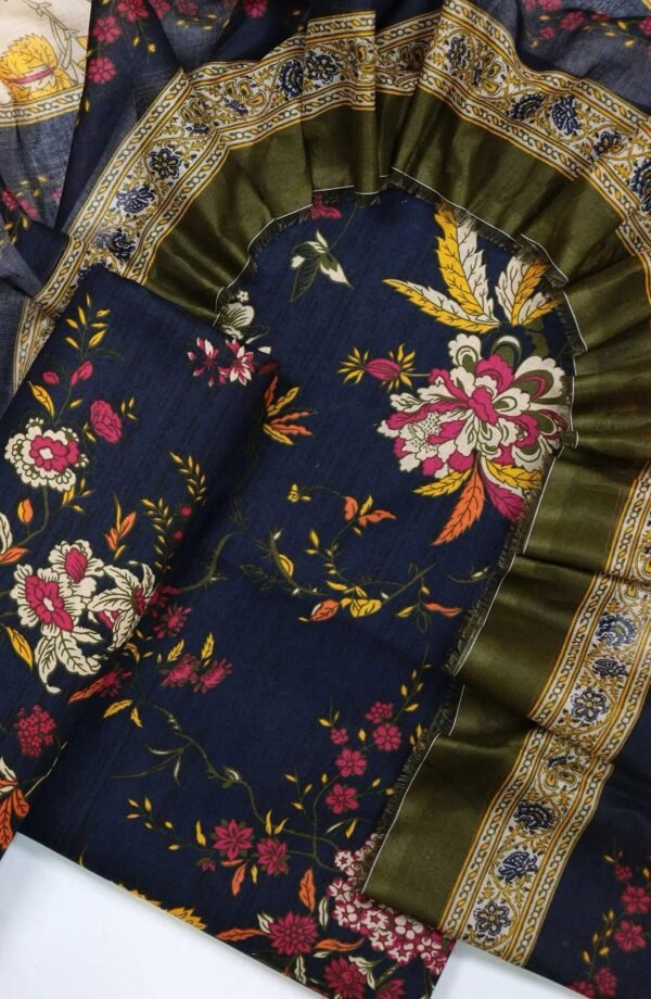 Bin Saeed Unstitched Digital Printed Summer Lawn Collection 2025 - D47