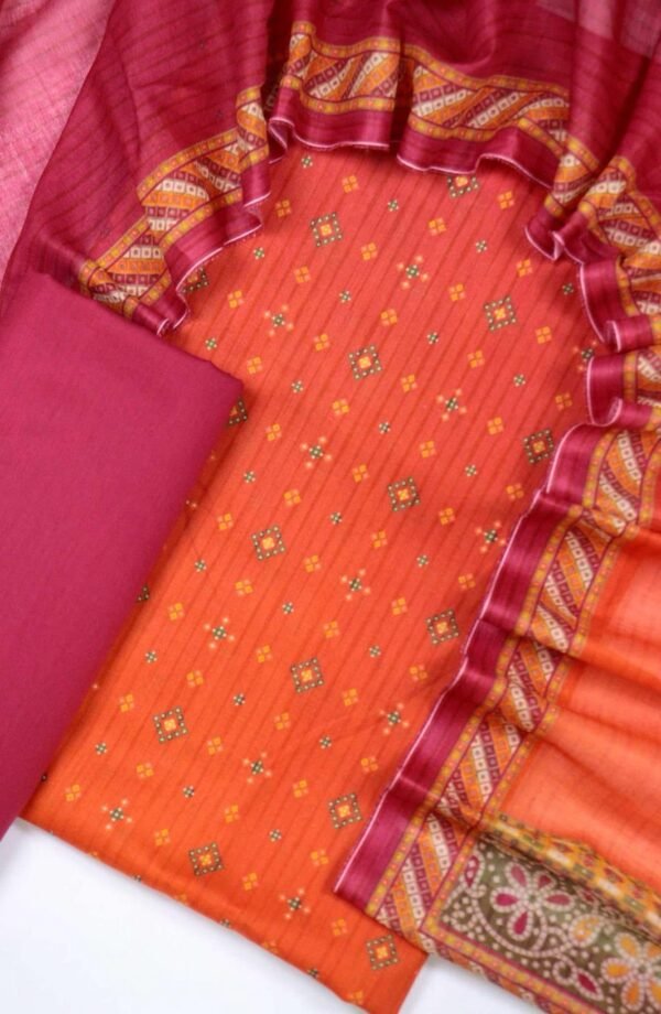 Bin Saeed Unstitched Digital Printed Summer Lawn Collection 2025 - D46