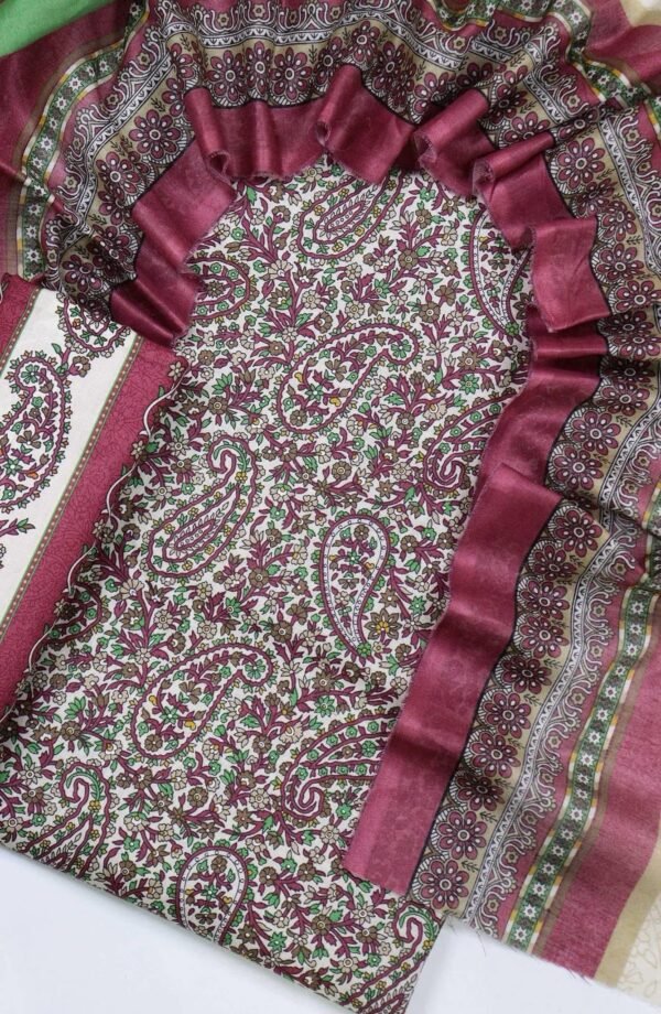 Bin Saeed Unstitched Digital Printed Summer Lawn Collection 2025 - D42