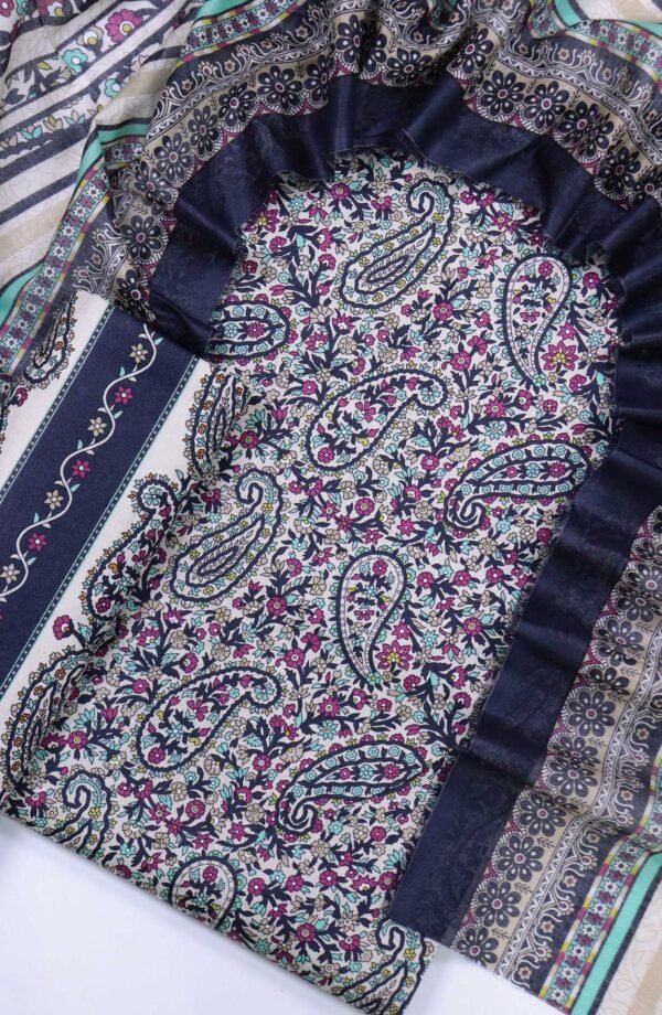 Bin Saeed Unstitched Digital Printed Summer Lawn Collection 2025 - D49